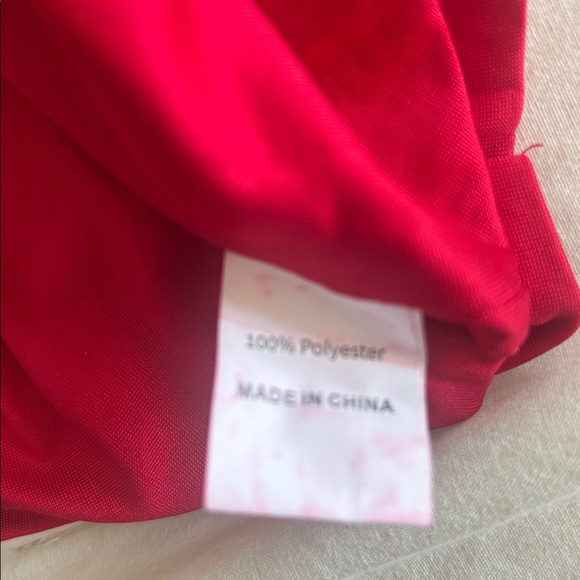 Red Sequin Strappy Dress - Picture 5 of 6